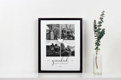 Photo Gift Print For Dad