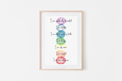 7 Chakra Print