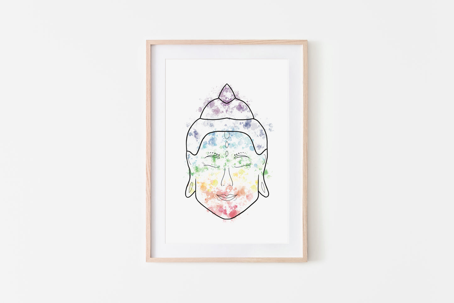 Buddha Chakra Art Print