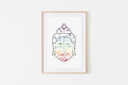 Buddha Chakra Art Print