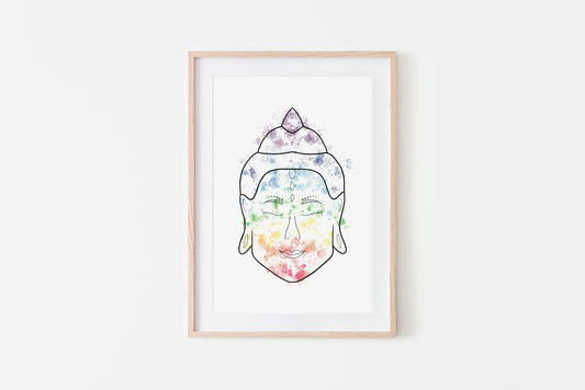 Buddha Chakra Art Print