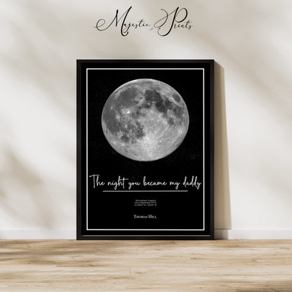 Moon Phase Birth Print