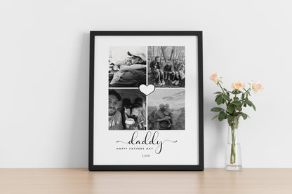 Photo Gift Print For Dad