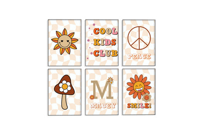 Retro Personalised Prints Mix & Match