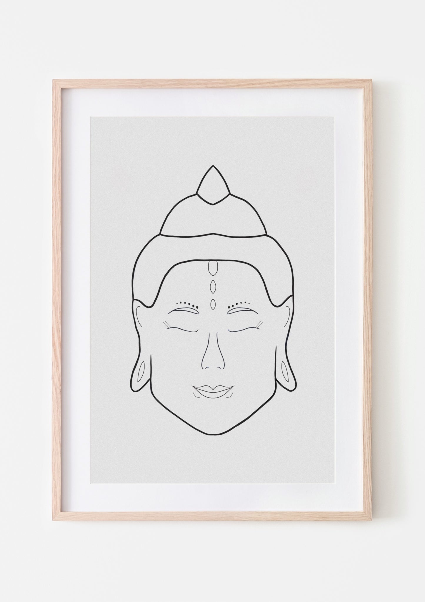 Simple Buddha Print