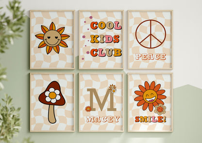 Retro Personalised Prints Mix & Match